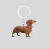 Llavero de Acrílico de Cachorro de Dibujos Animados Transfronterizo 2D para Vacaciones Colgante Plano para Actividad Regalo Pequeño Colgante Creativo para Mochila