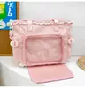 Bolsa Ita Nova Fofa Estilo Japonês Bolsa Tote Menina Doce Japonesa Anime Insígnia Transparente Bolsa Transversal