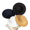 Europa y Estados Unidos sombrero de lana tipo cúpula transfronterizo para hombre sombrero Jazz sombrero de ala ancha para caballero sombrero para mujer fábrica de sombreros en blanco venta al por mayor