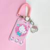 Porta-Cartão de Estudante Gato Desenho Animado Kuromi Cinnamoroll Lanyard Fofo de Campus Crachá de Identificação Crachá de Trabalho Ic