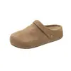 Zapatos Birkenstock con Elevación Interior Suela Gruesa Punta Cerrada Medias Pantuflas Ropa de Exterior para Mujer 2026 Nuevas Sandalias de Primavera Slip-on Bidireccionales