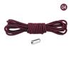 [27] Cordones perezosos, hebilla cápsula sin atar, sujetador de cordón elástico redondo de metal de moda y personalizado de colores, no requiere atar.
