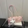 Bolsa Casual de Moda Nova para o Verão de 2026 com Textura Simples e Estilosa, Design Único, Bolsa de Ombro Feminina