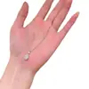 Collar de Gota de Agua para Mujer, Diseño Pequeño con un Toque de Lujo, Joyería Colgante para Clavícula, Regalo para Novia, Cadena de Clavícula de Alta Gama