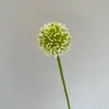 Flor de Cebolleta Artificial, Tallo Único, para Salón de Bodas, Sala de Estar, Mesa de Comedor, Flores Artificiales para Bodas, con Tallos Flexibles