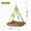 Nido de pájaro de paja para periquitos, nido colgante, nido de pájaro, casa para dormir de paja, casa colgante suspendida
