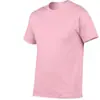 Camiseta de algodón de manga corta para hombre y mujer, verano, cuello redondo, corte ajustado, camiseta deportiva de talla grande, top, color liso, camiseta publicitaria