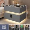 Mesa de Cabeceira Flutuante Inteligente Multifuncional Minimalista Moderna Carregamento Sem Fio Armário de Cabeceira de Quarto Mesa de Cabeceira Flutuante