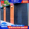 Puerta Enrollable Eléctrica de Aleación de Aluminio Estilo Americano Aislamiento Térmico Antirrobo Puerta Enrollable Puerta Enrollable para Garaje de Casa
