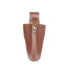 Funda de cuero engrosado vintage para tijeras de jardinería, disponible, cubierta de almacenamiento para tijeras de podar de colgar en la cintura, funda protectora para tijeras de árboles frutales y florales