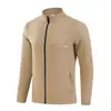 Chaqueta Ligera para Hombre con Protección Solar UPF50+, Secado Rápido, Tejido de Seda de Hielo Transpirable con Capucha, Abrigo para Exteriores