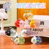 Enfeites de Mesa Criativos de Desenho Animado, Panda Doce e Legal Tema Amor Celebridade da Internet Caixa Surpresa Presente de Aniversário Lembrança