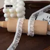 Venda direta da fábrica 1,5 CM fita elástica franzida com fio dourado/prateado para decoração DIY de boneca, sapato e roupa