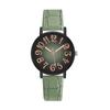 Aliexpress Transfronterizo Nuevo Estilo Coreano Moda Reloj Sencillo con Correa de Cuero para Mujer Casual Estudiante Reloj de Cuarzo para Dama con Función Luminosa