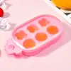 Molde de Silicona para Cubitos de Hielo Caja de Almacenamiento de Cubitos de Hielo Hielera para Refrigerador Congelación de Cubitos de Hielo Gran Capacidad Caja para Cubitos de Hielo Caja de Almacenamiento de Hielo