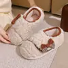Zapatos de Maternidad y Postparto 2025 para Otoño e Invierno, Talón Cerrado, Suaves, Engrosados, Antideslizantes, Ajustables, Pantuflas de Algodón para Mujeres en Octubre y Noviembre