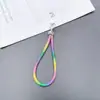 Nuevo Producto Cordón de Pedrería Cuerda para la Muñeca Cordón para Teléfono Móvil Cadena Corta de Diamantes de Lujo Corta Cadena Corta para Llaves de Identificación Estilo Caliente