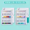 Barra de Acuarela Sólida Dankelin Macaron 12/24 Soluble en Agua Blanca para Niños Pintura DIY Óleo Pastel Pincel