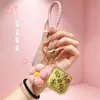 Colgante Dorado, Feliz Cumpleaños, Hazte Rico, Ponte Guapa, Llavero de Nuevo Estilo, Colgante para Bolsa de Teléfono Móvil, Accesorio Pequeño, Color Dorado