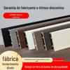 Rodapé de PVC, Rodapé de Madeira-Plástico, Rodapé Especial para Decoração de Engenharia, Rodapé de Parede, Rodapé Decorativo