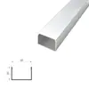 Tira de luz LED canaleta de luz lineal ranura para tarjeta de tira de luz lineal luz lineal empotrada luz lineal montada en superficie canaleta de aluminio luz lineal