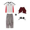 Roupas infantis de hip-hop, calças de guindaste de manga curta, traje de cortina de peido para meninas, roupas infantis de apresentação de dança hip-hop masculinas