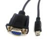Cable hembra DB9RS232 a USB AM Cable de descarga de datos de programación de PLC Cable USB3.0 a DB9 sin IC