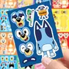 8 Pegatinas de Cambio de Rostro de Animación Infantil de Dibujos Animados Juego Educativo Transfronterizo DIY Pegatinas Impermeables Interactivas para Padres e Hijos