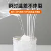 Popotes de Vidrio Resistentes al Calor, No Desechables, Grado Alimenticio, Ecológicos, Resistentes a Altas y Bajas Temperaturas, A Prueba de Labial, Para Beber Agua, Punta Curva