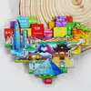 2026 Nuevo Modelo Imanes para Refrigerador de Monumentos de Ciudades Chinas Yunnan Shenyang Hong Kong Guangzhou Souvenirs Turísticos Culturales y Creativos