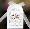 Caja de dulces con láser hueco para boda de Amazon, caja de dulces navideña con mensaje "AMOR, San Valentín, AMOR, agradecimiento", disponible al por mayor