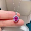 Una generación de polvo de cultivo para el cabello azul cielo tesoro collar mujeres plata de ley 925 moda europea y americana colgante de girasol cadena de clavícula venta al por mayor
