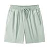 Pantalones casuales de seda de hielo para mujer, de verano, para exteriores, ligeros, transpirables, elásticos, de secado rápido, pantalones cortos deportivos sueltos, modernos, combinables con todo.