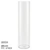 Vaso em Relevo Vaso Decorativo Transparente de Acrílico Enfeites Estilo Ins Vaso com Padrão Vertical Flores Arranjo de Flores Hidropônicas