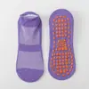 Calcetines antideslizantes al por mayor de fábrica, calcetines para parque infantil y trampolín, calcetines para suelo de educación temprana para bebés, calcetines de tubo para adultos, calcetines de yoga