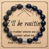 Pulsera Retro de Estilo Zen de Estilo Chino de Venta Caliente Transfronteriza de Amazon, Estilo Étnico de Una Vuelta, Multiestilo, para Hombre y Mujer, con Tarjetas