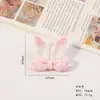 Novos Acessórios de Resina com Orelhas de Coelho Caixa Organizadora DIY Copo de Água Ímã de Geladeira Estéreo de Mesa Material de Decoração Cartoon