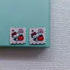 Pulseira de Relógio Ano do Cavalo Acessório de Cabelo 1,4cm Imagem Mini Desenho Animado Etiqueta Pequena Tecida Tecido Artesanal DIY Transferência Térmica com Fita Adesiva