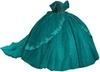 Vestido de Rendimiento para Adultos Europeo y Americano AliExpress Baile Fuera del Hombro Falda Grande Calcomanía Floral Vestido Ventura Hilo de Color Vestido de Noche