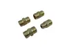 Cable de conexión para tubo de oxígeno M16X1.5 doble rosca exterior muesca interior M16 vueltas 2 puntos 3 puntos 4 puntos conector recto de cobre positivo y negativo