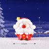 Novo Sorvete de Natal boneco de neve Papai Noel Vovó Micro Paisagem Árvore de Natal Enfeites de neve Enfeites de Resina