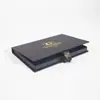 Caja de Membresía Personalizada de Tapa Dura de Terciopelo, Caja de Regalo de Terciopelo con Tapa abatible, Personalización OEM de Tarjeta VIP de Marca de Alta Gama