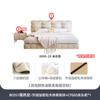 Cama colgante de tela estilo crema francesa y Ji, moderna, sencilla, ligera, de lujo, para dormitorio principal, con tecnología de franela y nube de hadas.