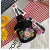 Bolsa Transversal Versátil com Alça Larga, Pequena Bolsa de Ombro Infantil da Moda, Nova Bolsa de Peito de Lona Estudantil Fashion, Leve