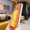 Capa de Celular de Silicone Líquido Macaron com Textura Floral Fresca para iPhone 18 Capa Protetora Anti-Suor Apple 16