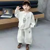 Conjunto de Sudadera Labubu para Niños, Nuevo Estilo Primavera y Otoño 2026, Atuendo de Primavera Elegante para Bebés, Conjunto Deportivo de Dos Piezas para Niños