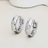 Pendientes de Flor de Coche Super Brillantes Incrustados con Circonita, Hebilla de Oreja Completamente de Plata S925, Buena Textura, Simples y Versátiles, Lujo Accesible, Textura Facetada para Mujer