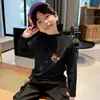 Ropa para Niños Ropa Interior Térmica de Felpa Otoño Invierno Nuevo Estilo Camiseta de Manga Larga para Niños Top Fresco Atractivo de Cuello Medio Alto