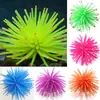 Suprimentos para Aquário Plantas Aquáticas Simuladas Peixes Ornamentais Coral Bola de Ouriço do Mar Macio Decorações de Paisagismo para Aquário Médio Atacado