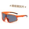 Gafas de sol para hombre personalizadas para montar en bicicleta, resistentes al viento, color arena, nuevas y modernas, para deportes al aire libre, europeas y americanas.